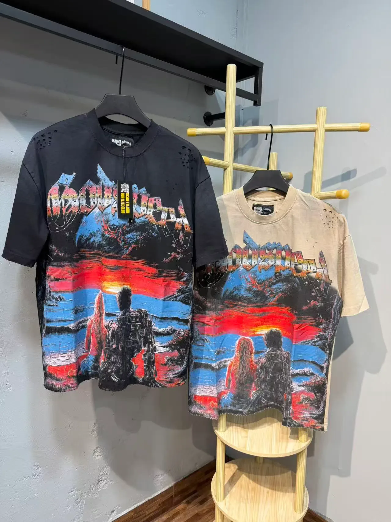 Godspeed Graphic Print Oversized T-Shirt 2