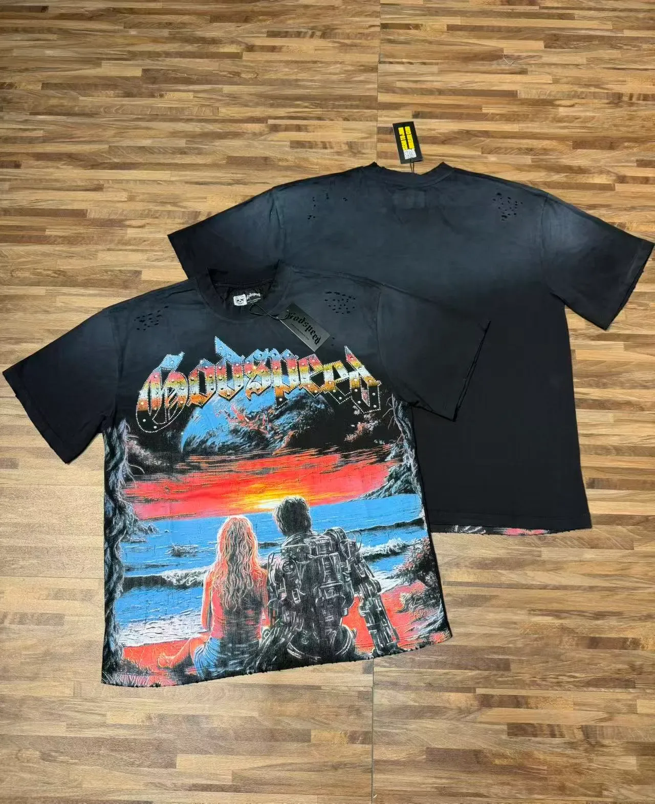 Godspeed Graphic Print Oversized T-Shirt 3