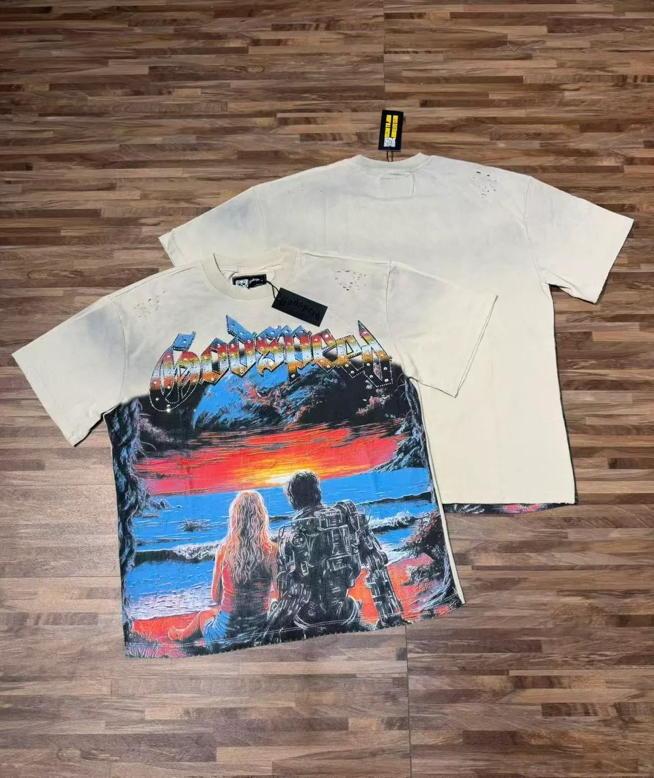 Godspeed Graphic Print Oversized T-Shirt 6