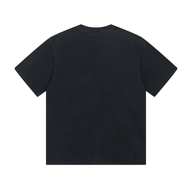 Godspeed Graphic Skull and Floral Print Black T-Shirt 2