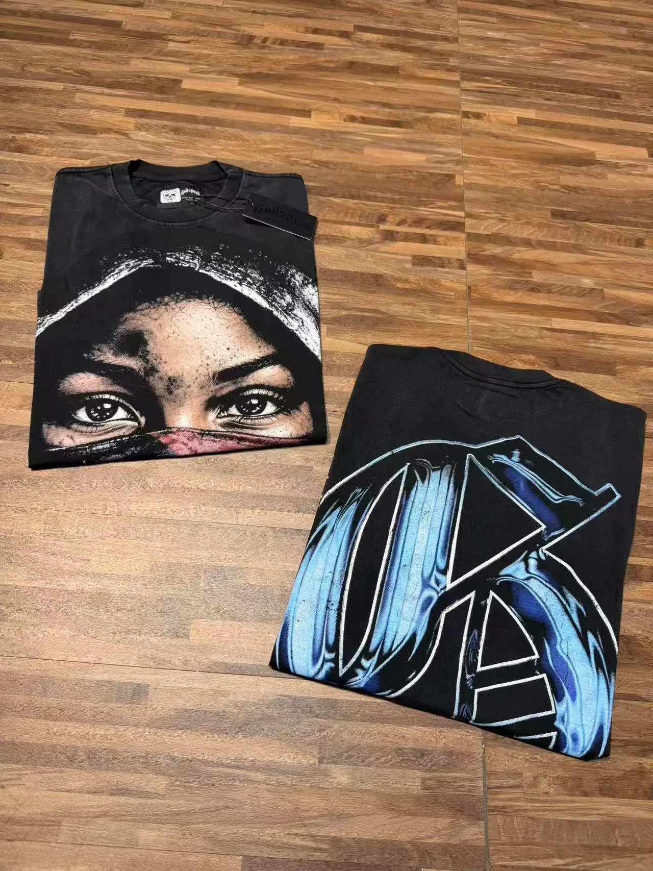 Godspeed রেসিং টিম গ্রাফিক প্রিন্ট কালো টি-শার্ট 5