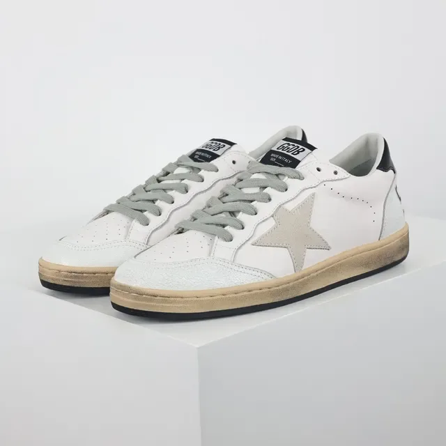 Golden Goose Super-Star Blanc Gris Étoile Lifestyle Sneakers 2