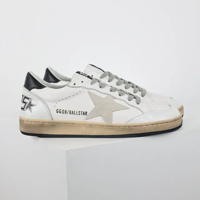 Golden Goose Super-Star Blanc Gris Étoile Lifestyle Sneakers 3