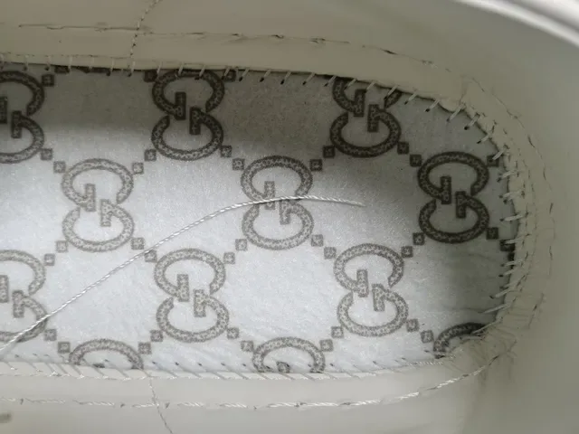 Gucci Ace Blanc Vert Rouge Web Stripe Bee Embroidery sneakers lifestyle 5