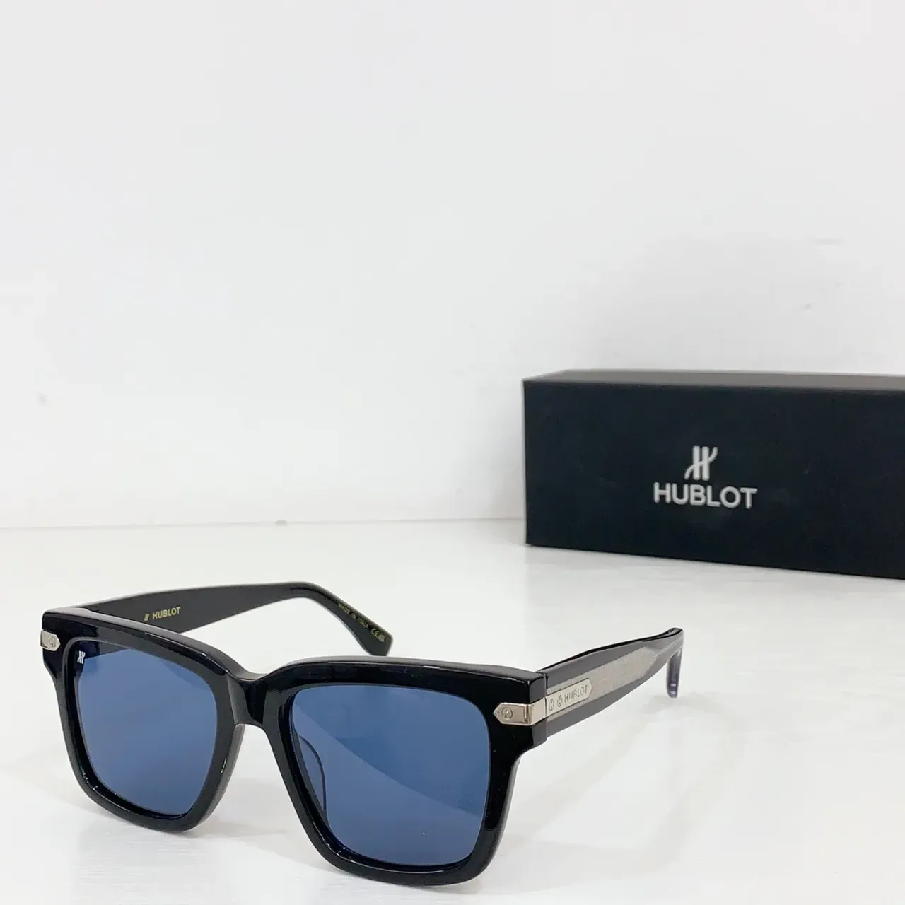 Gucci Marrom Bege Marco Retangular Acetato Tortoiseshell Óculos de Sol 5