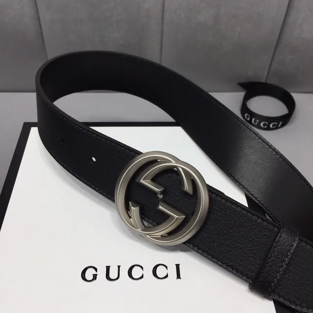 Gucci GG Marmont কালো চামড়ার বেল্ট 9