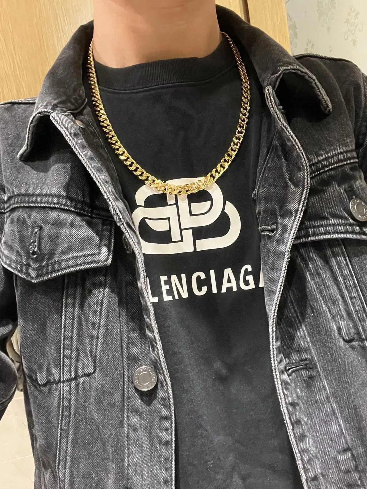 Gucci قلادة سلسلة كيرب لينك ذهبية مصقولة 2