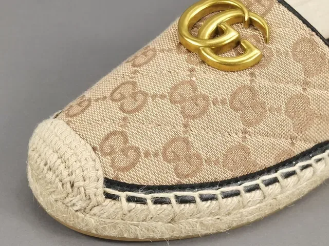 Mocassim Gucci Horsebit 1955 Beige Monogram Canvas 3