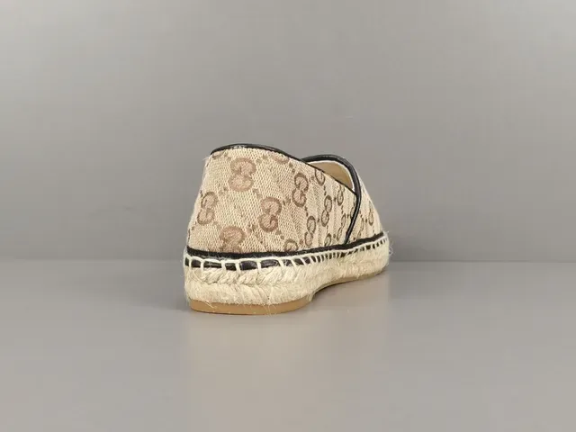 Mocassim Gucci Horsebit 1955 Beige Monogram Canvas 12