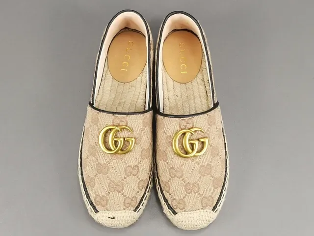 Mocassim Gucci Horsebit 1955 Beige Monogram Canvas 16