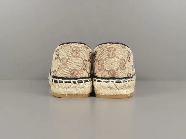 Mocassim Gucci Horsebit 1955 Beige Monogram Canvas 17