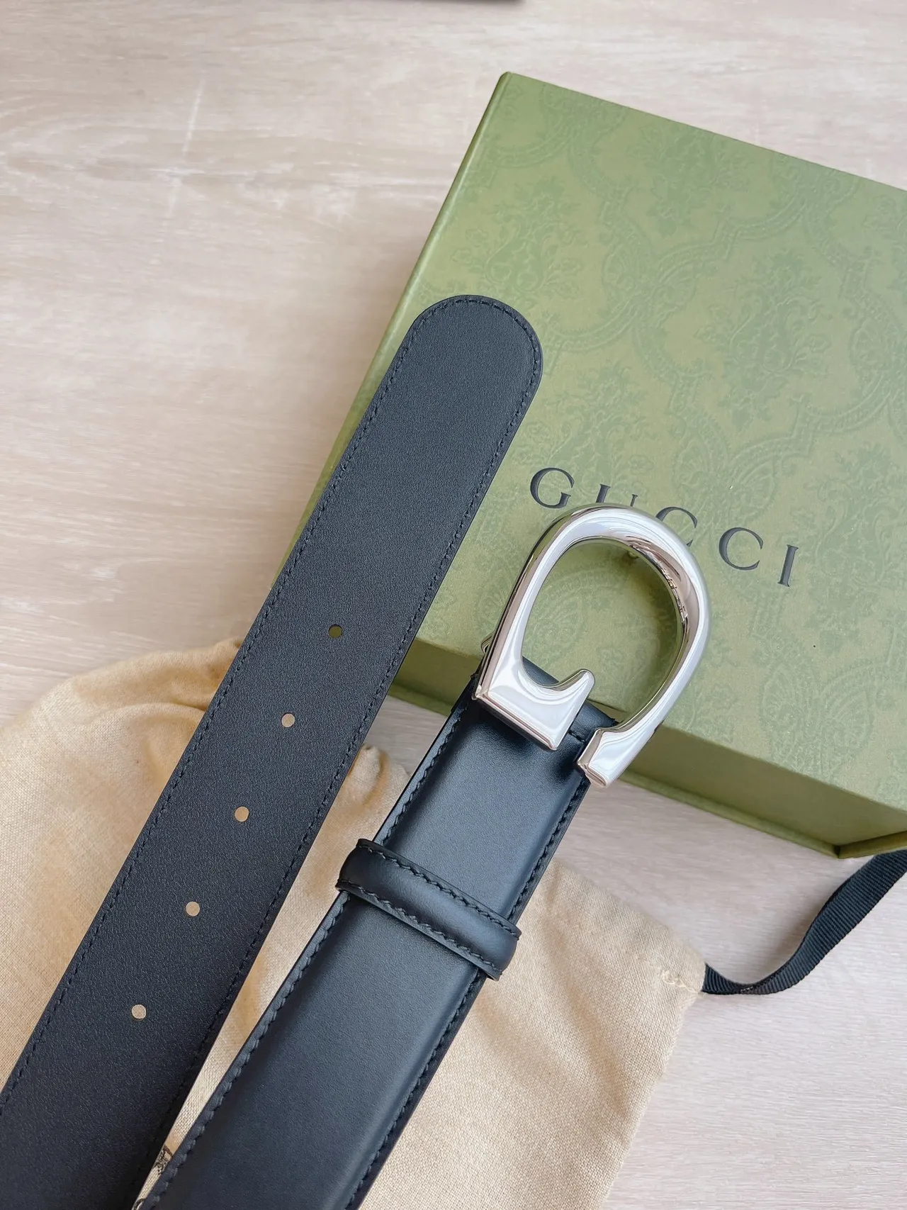 Gucci Horsebit 1955 Black Leather Belt 5