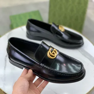 Gucci Horsebit 1955 Black Patent Leather Loafers