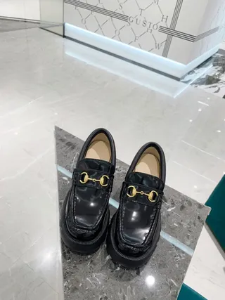 Gucci Horsebit 1955 কালো পেটেন্ট লেদার লোফার 3