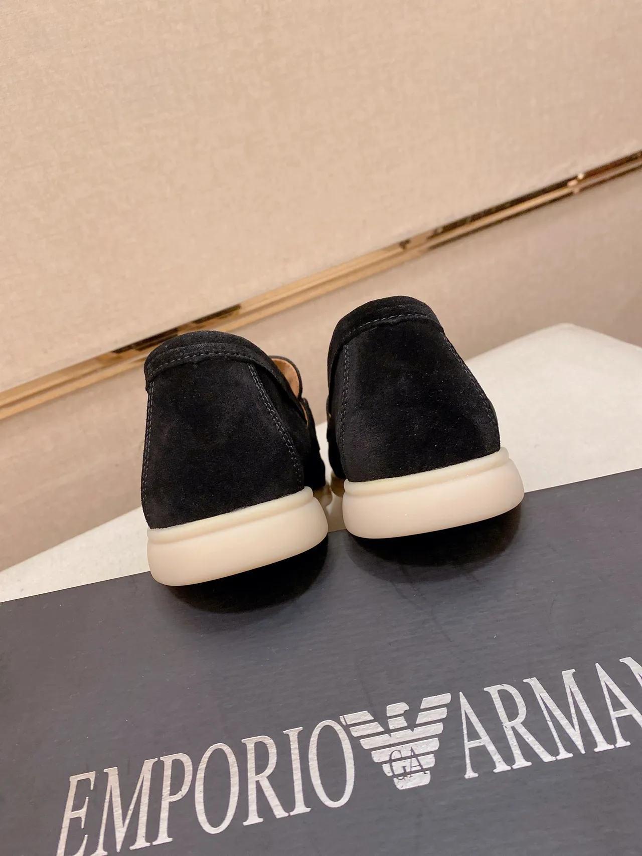 Gucci Horsebit 1955 Black Suede Loafer 3