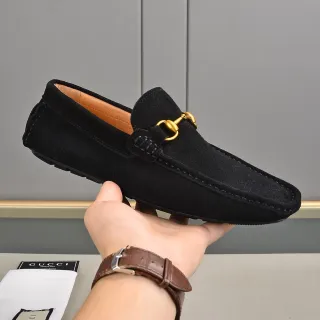 Gucci Horsebit 1955 কালো স্যুয়েড লোফার