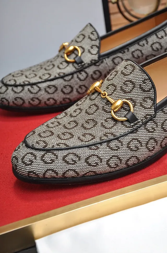Gucci Horsebit 1955 GG Monogram Canvas Loafers 4
