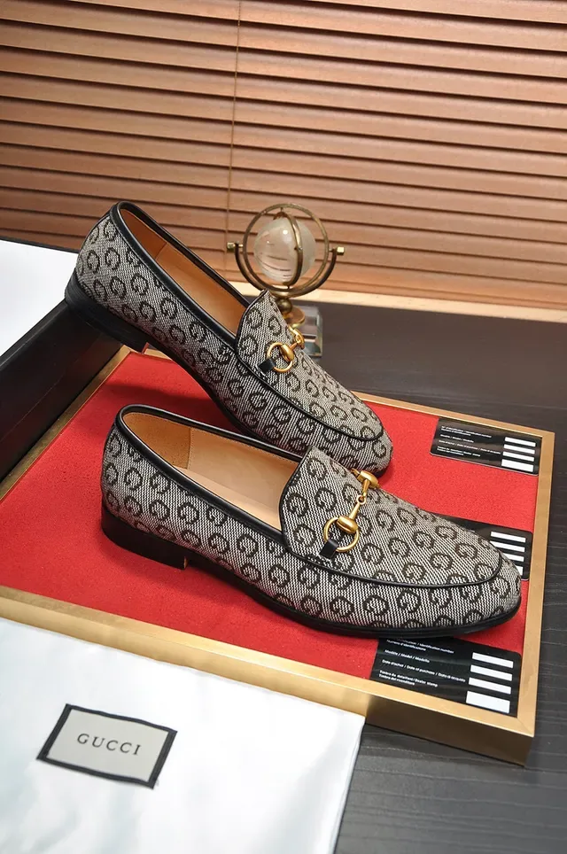 Gucci Horsebit 1955 GG Monogram Canvas Loafers 5