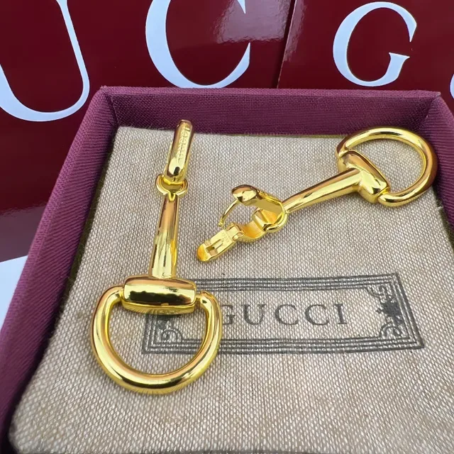 Gucci Horsebit 1955 Gold-Tone Dangling Earrings 4