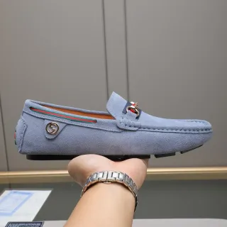 Gucci Horsebit 1955 হালকা নীল সুয়েড লোফার