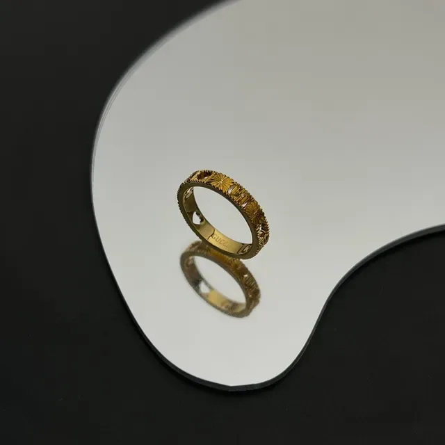 Gucci Icon Bague 18K Or Motif Étoile 3