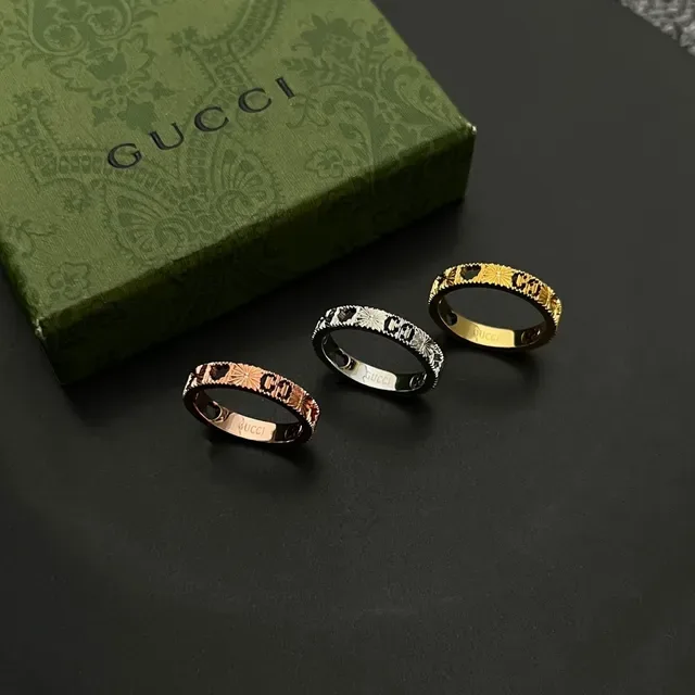 Gucci Icon Bague 18K Or Motif Étoile 7