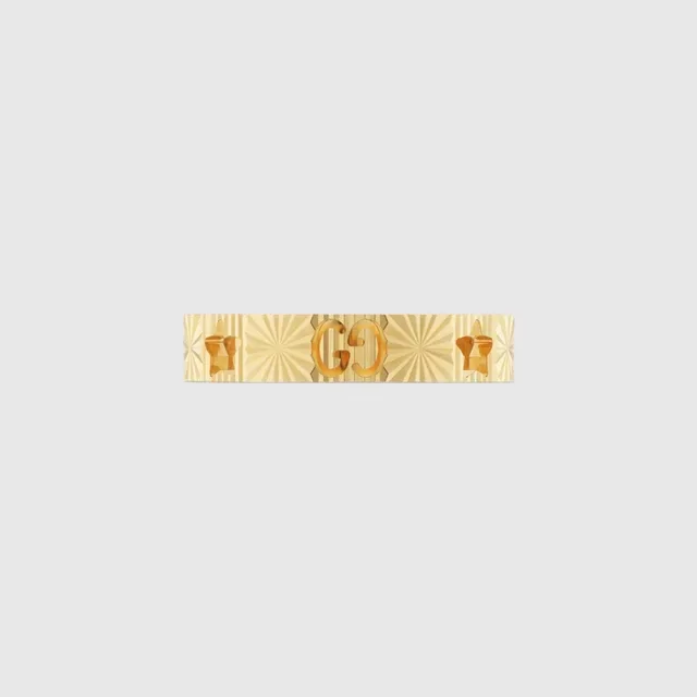 Gucci Icon Bague 18K Or Motif Étoile 9