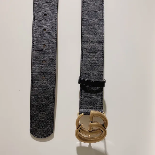 Gucci Ophidia GG Monogram toile Interlocking G Buckle ceinture en cuir 4