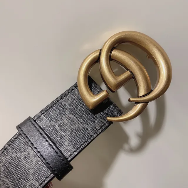 Gucci Ophidia GG Monogram toile Interlocking G Buckle ceinture en cuir 6