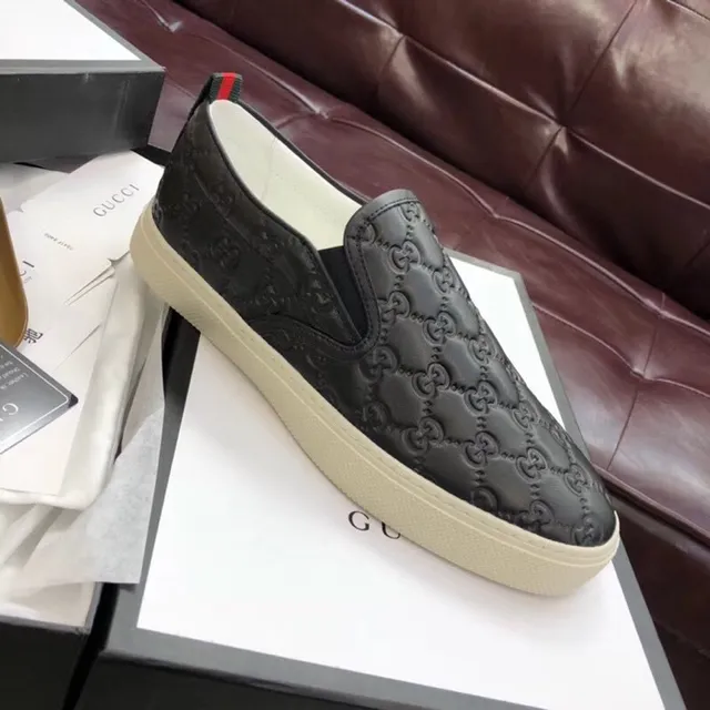 Gucci Screener cuiltado GG negro mocasines 3