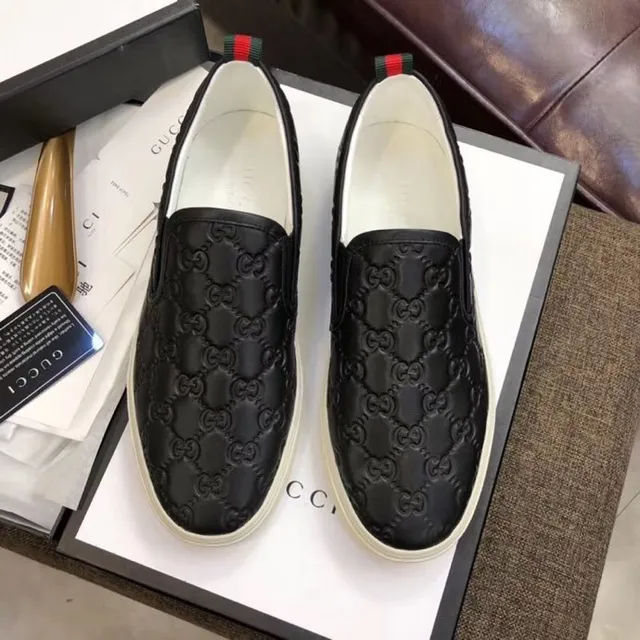 Gucci Screener cuiltado GG negro mocasines 5