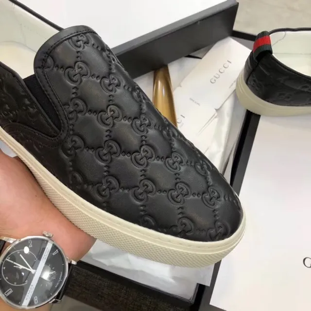 Gucci Screener cuiltado GG negro mocasines 6