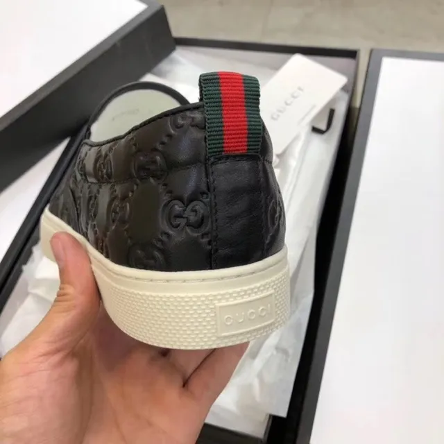 Gucci Screener cuiltado GG negro mocasines 7