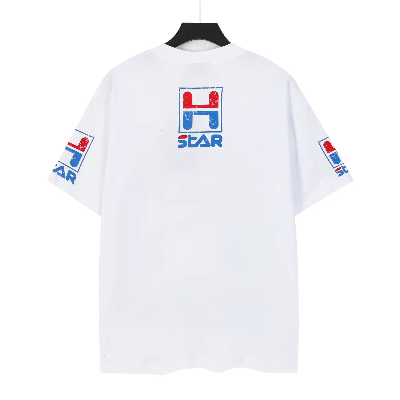 Camiseta oversized gráfica H-STAR desgastada Hellstar 3