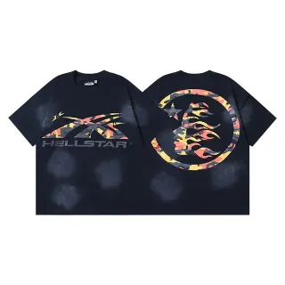 Hellstar Flame Camo Oversized T-Shirt