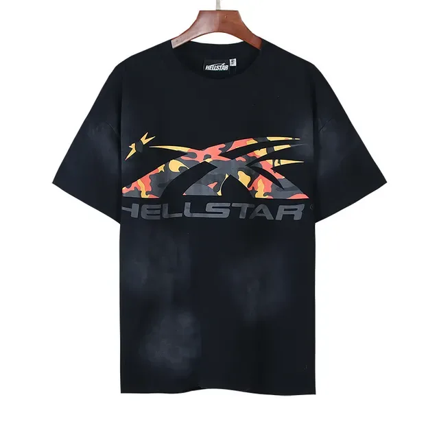 Hellstar Flame Camo Oversized T-Shirt 5