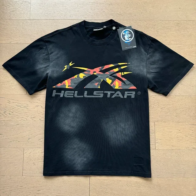 Hellstar Flame Camo Oversized T-Shirt 8