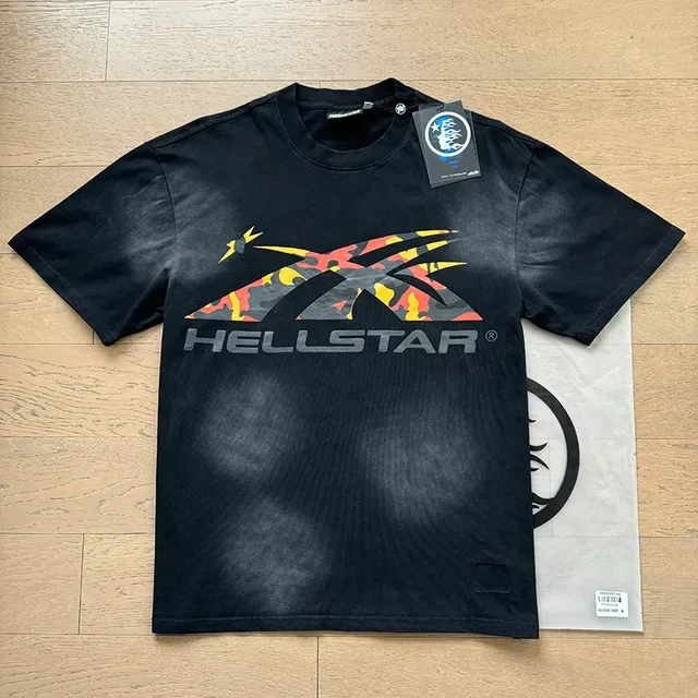 Hellstar Flame Camo Oversized T-Shirt 9