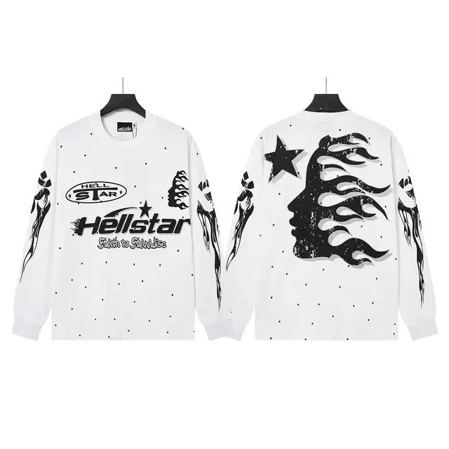 Hellstar Graphic Print Long-Sleeve Crewneck T-Shirt 2