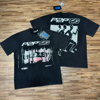 Hellstar Graphic-Print Oversized Black T-Shirt