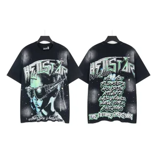 Hellstar Oversized Graphic Print Black T-Shirt