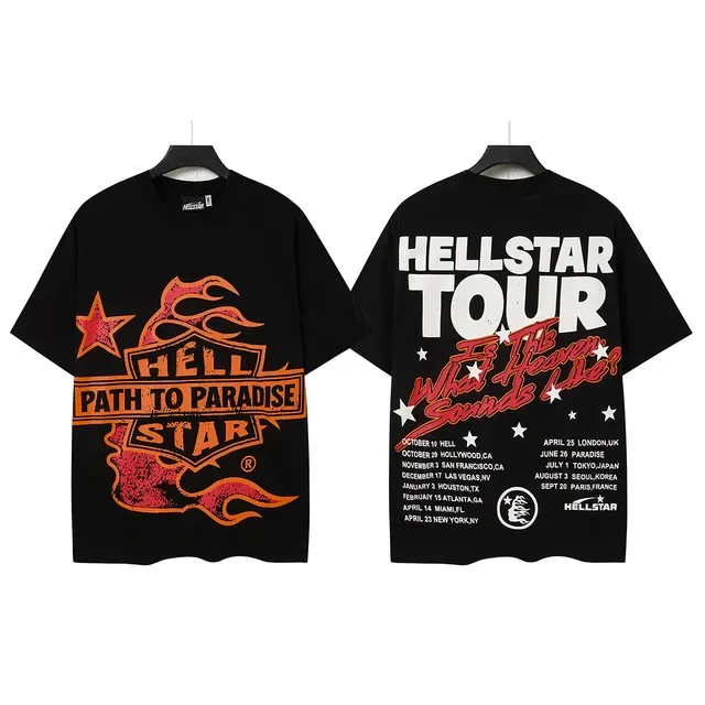 Hellstar Path to Paradise Star Tour 图案T恤 2