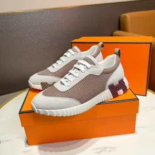 Hermès H-Runner জাল এবং সুড লাইফস্টাইল স্নিকার্স