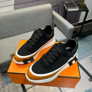 Hermès Oran Sneaker কালো বাদামি সাদা লাইফস্টাইল স্নিকার