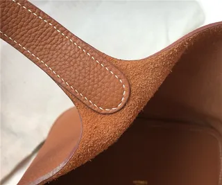 Hermès Picotin Lock 土褐色 粒面皮革 水桶包 3