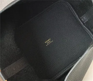 Hermès Picotin Lock 土褐色 粒面皮革 水桶包 10