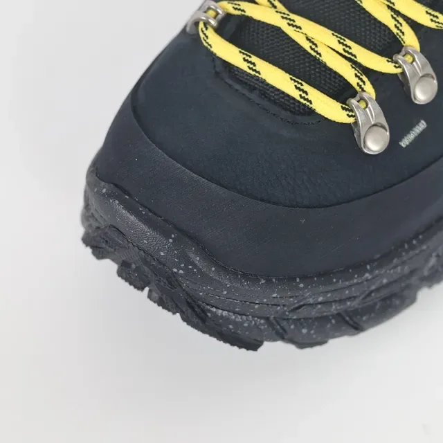 Hoka Black Yellow Mid-Cut Hiking Silhouette Nubuck/synthetic Upper Sneakers 5