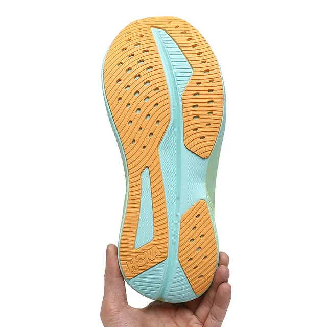 Hoka Mach 6 Azul Gris Menta Verde Zapatillas de correr 3