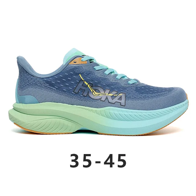 Hoka Mach 6 Azul Gris Menta Verde Zapatillas de correr 6
