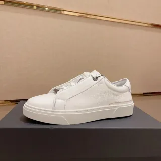 Hugo Boss chaussure lifestyle blanche cuir texturé supérieur garde asymétrique de lacets chaussures lifestyle
